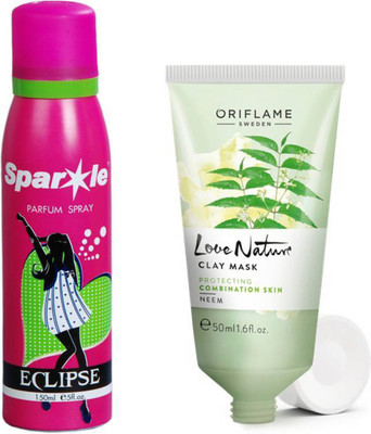 

Oriflame Sweden Love Nature Clay Mask Neem 50ml (32043) With(Set of 2)