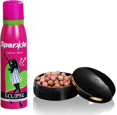 

Oriflame Sweden Giordani Gold Bronzing Pearls 25g (Natural Radiance - 32081) Wth one sparkle perfume spray 150 ml(Set of 2)