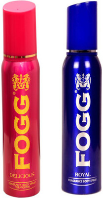 

Fogg DELICIOUS DEODORANT 120 ML + ROYAL DEODORANT 120 ML Deodorant Spray - For Men & Women(120 ml, Pack of 2)