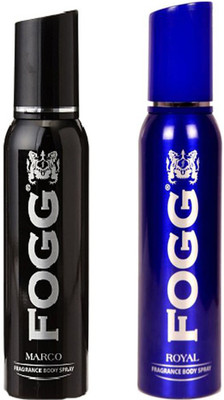 

Fogg ROYAL DEODORANT 120 ML+MARCO DEODORANT 120 ML Deodorant Spray - For Men & Women(120 ml, Pack of 2)