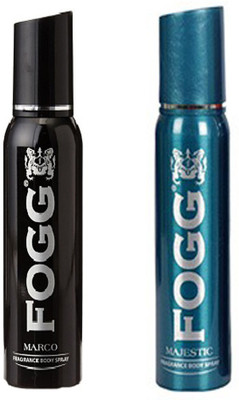 

Fogg MARCO DEODORANT 120 ML+MAJESTIC DEODORANT 120 ML Deodorant Spray - For Men & Women(120 ml, Pack of 2)