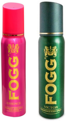 

Fogg VICTOR DEODORANT 120 ML+ESSENCE DEODORANT 120 ML Deodorant Spray - For Men & Women(120 ml, Pack of 2)