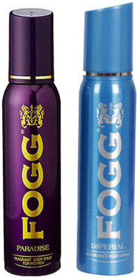 Fogg IMPERIAL DEODORANT 120 ML+PARADISE DEODORANT 120 ML Deodorant Spray - For Men & Women(120 ml) available at flipkart for Rs.500