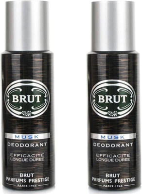 

Brut 2 Musk Deodorant Spray - For Men & Women(200 ml, Pack of 2)