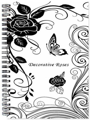 

Little Jaipur A5 Note Book(Black and White Art, Multicolor)