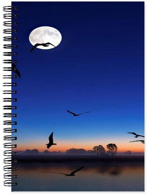

Little Jaipur A5 Note Book(Moon, Multicolor)