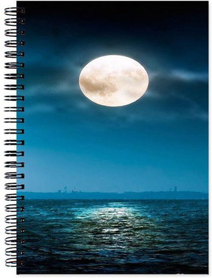 

Little Jaipur A5 Note Book(Moon, Multicolor)
