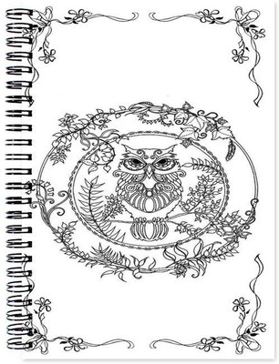 

Little Jaipur A5 Note Book(Black and White Art, Multicolor)