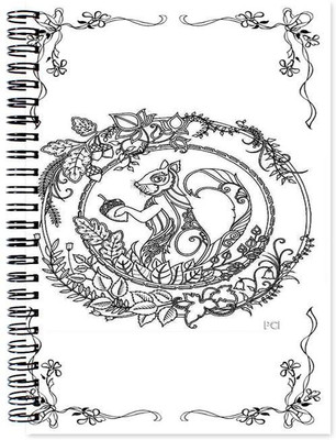 

Little Jaipur A5 Note Book(Black and White Art, Multicolor)