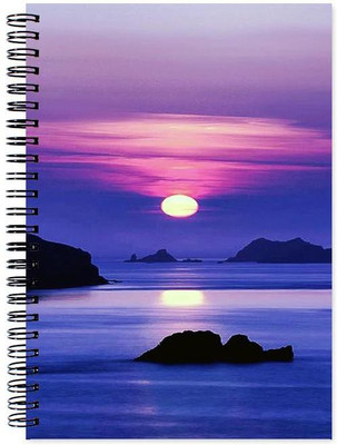 

Little Jaipur A5 Note Book(Moon, Multicolor)