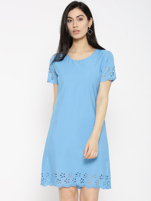 U&F Women A-line Blue Dress