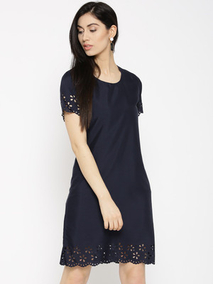 U&F Women A-line Blue Dress