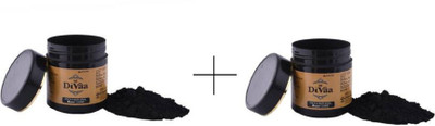 

Mi Divaa Pure Activated Charcoal Powder for DIY Recipes - Facial Masks, Facial Scrubs, Knee Lightening, Underarm Lightening, Homemade Eyeliner, Mascara, and Teeth Whitening, Pack of 2(50 g)