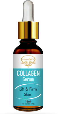 

Cosderma Collagen Serum with Hyaluronic Acid Reduce Wrinkles Moisturize Skin stimulate Elastin for Anti Aging Power(15 ml)