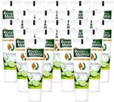 

Roop Mantra Face Wash 20ml, Pack of 20 - Cucumber Face Wash for Men & Women - Travel Size Face Wash(20 ml)