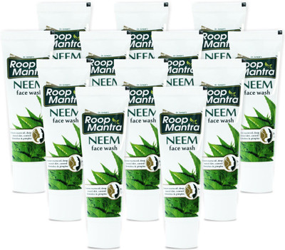 

Roop Mantra Neem Face Wash 20ml, Pack of 12 - Facewash for Acne & Pimples - Travel Size Pack Face Wash(20 ml)