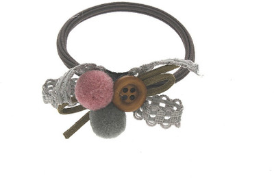 

Anuradha Art Jewellery Hair Rubber Band Rubber Band(Grey)