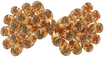 

Anuradha Art Jewellery Back Pin Hair Clip(Gold)