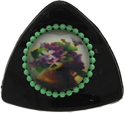 

Anuradha Art Jewellery Clutcher Hair Claw(Green)