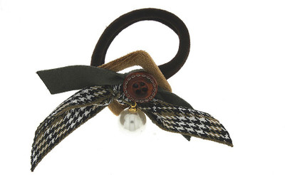 

Anuradha Art Jewellery Hair Rubber Band Rubber Band(Brown, Grey)