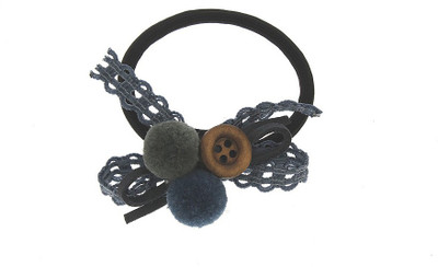 

Anuradha Art Jewellery Hair Rubber Band Rubber Band(Grey)