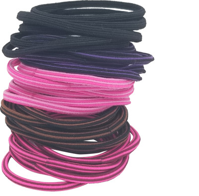 

Evolution Elastic Rubber Bands Metal free Lining Print Cool Colors Hair Ties for Women (Pack of 30) Rubber Band(Multicolor)