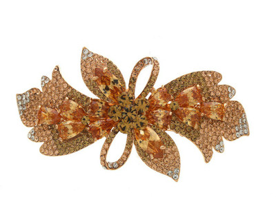 

Anuradha Art Jewellery Back Pin Hair Clip(Gold)
