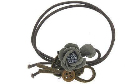 

Anuradha Art Jewellery Hair Rubber Band Rubber Band(Grey)