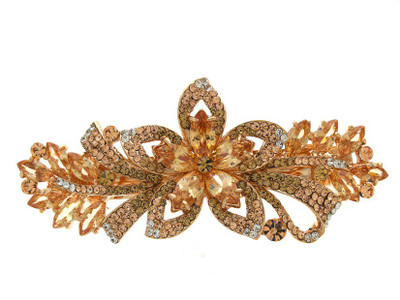 

Anuradha Art Jewellery Back Pin Hair Clip(Gold)