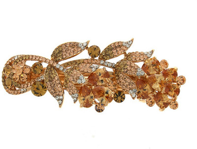 

Anuradha Art Jewellery Back Pin Hair Clip(Gold)