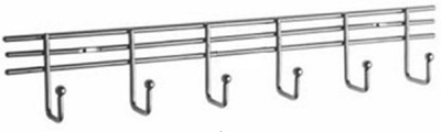 

Kitchen Design Stainless Steel Pack of 3 Cloth Hangers(Silver)