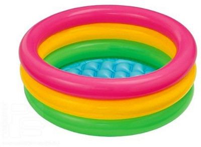 

skky bell Sunset Glow Baby Tub Pool, Multi Color Inflatable Pool(Multicolor)