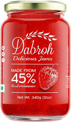 

Dabroh Strawberry Real Fruit Jam 340 g