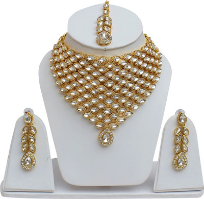 Lucky Jewellery Alloy Jewel Set(Gold)