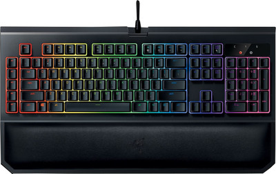 

Razer BlackWidow Tournament Edition Chroma V2 Orange Green Switch Wired USB Gaming Keyboard(Black, Green)