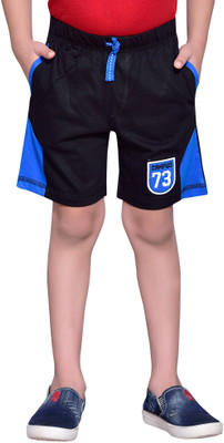 15% OFF on Greenwich Short For Boys Sports Solid Cotton Blend(Red