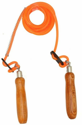 

FACTO POWER WOODEN HANDLE ORANGE SKIPPING ROPE Freestyle Skipping Rope(Orange, Pack of 1)