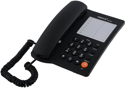 

OREVA OR-1127 Corded Landline Phone(Black)