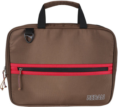

Redan 15.6 inch Laptop Messenger Bag(Black), Brown