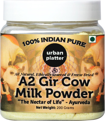 

Urban Platter Freeze-Dried Gir Cow [All Natural, Ethical Sourced & Calcium Rich] Flavored Milk Powder(200 g)