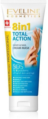 

Eveline Total Action 8 In 1 Hand And Nail Cream- Mask(75 ml)
