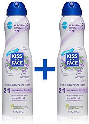 

Kiss My Face Spray Moisturizer Lavender Shea Light Moisturizing Body Lotion(177.45 ml)