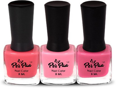 

perpaa Blooming Pink Nail Combo Brink Pink, Persian Pink, Baker Miller Pink(Pack of 3)