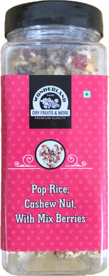 

Wonderland Pop Rice,Cashew Nuts, With Mix Berries 100g(100 g, Mason Jar)