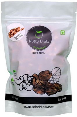 

Nutty Diets Premium California Walnut Kernels 200 g Walnuts(200 g, Pouch)