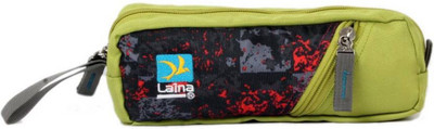 

Laina PC-202-Laina Print Art Polyester Pencil Box(Set of 1, Green)