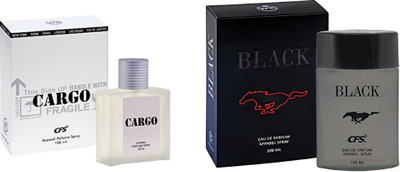 

BLACK,CARGO CFS-WHITE-CARGO,CFS-BLACK Eau de Parfum - 200 ml(For Men & Women)