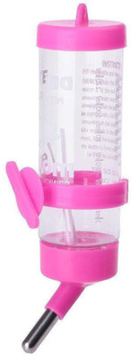 

Sage Square Leak Proof Water Feeder for Hamster / Dwarf / Gerbil / Mice / Guinea Pig / Ferret / Rabbit Round Plastic Pet Bottle(250 ml Pink)
