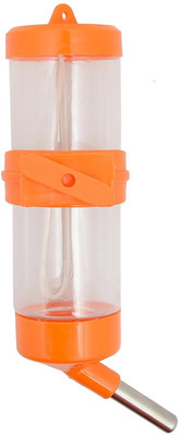 

Sage Square Leak Proof Water Feeder for Hamster / Dwarf / Gerbil / Mice / Guinea Pig / Ferret / Rabbit Round Plastic Pet Bottle(125 ml Orange)