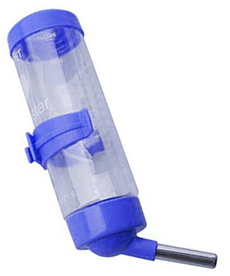 

Sage Square Leak Proof Water Feeder for Hamster / Dwarf / Gerbil / Mice / Guinea Pig / Ferret / Rabbit Round Plastic Pet Bottle(125 ml Blue)